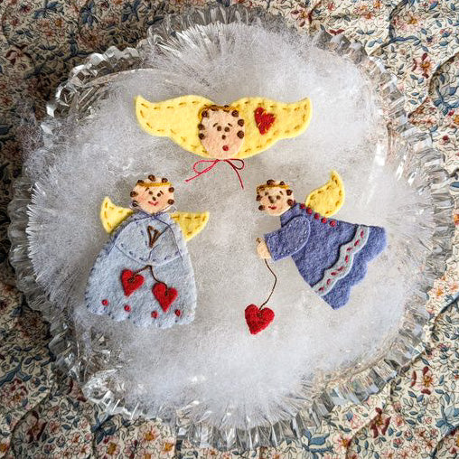 Everyday Angels - Wool Applique Pattern - Shipped