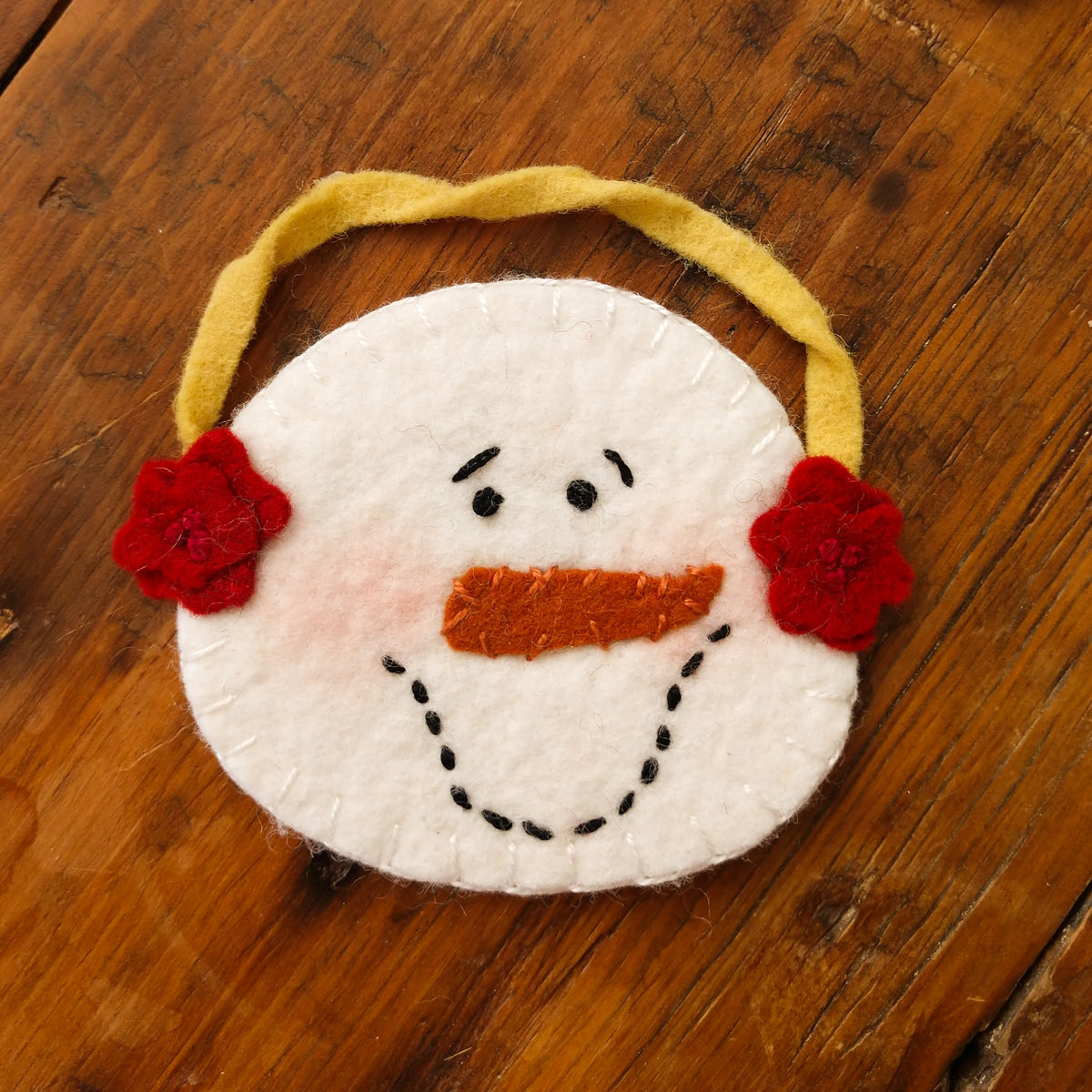 Christmas Characters - Wool Applique Pattern - Shipped