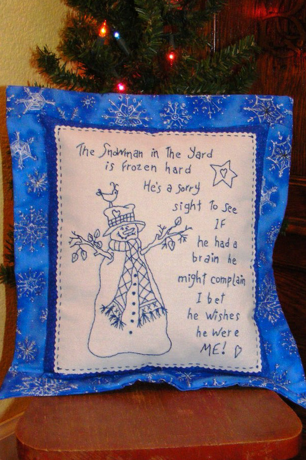 Frozen Fred - Hand Embroidery Pattern - Download