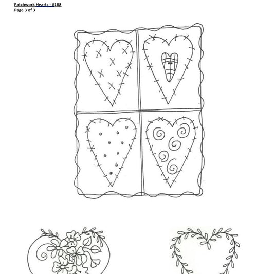 Patchwork Hearts - BBD No-Trace