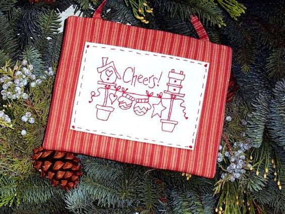 Holiday Cheer Ornament - Hand Embroidery Pattern - Download