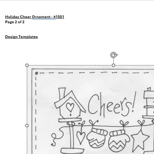 Holiday Cheer Ornament - BBD No-Trace