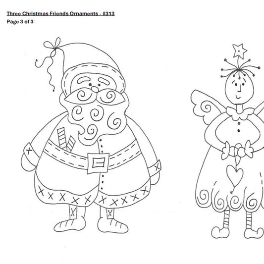 Three Winter Friends Ornaments - BBD No-Trace