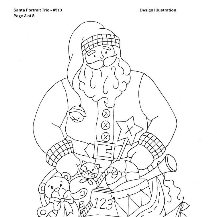 Santa Portrait Trio -  BBD No-Trace