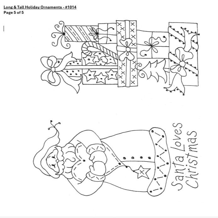 Long & Tall Holiday Ornaments - BBD No-Trace