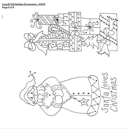 Long & Tall Holiday Ornaments - BBD No-Trace