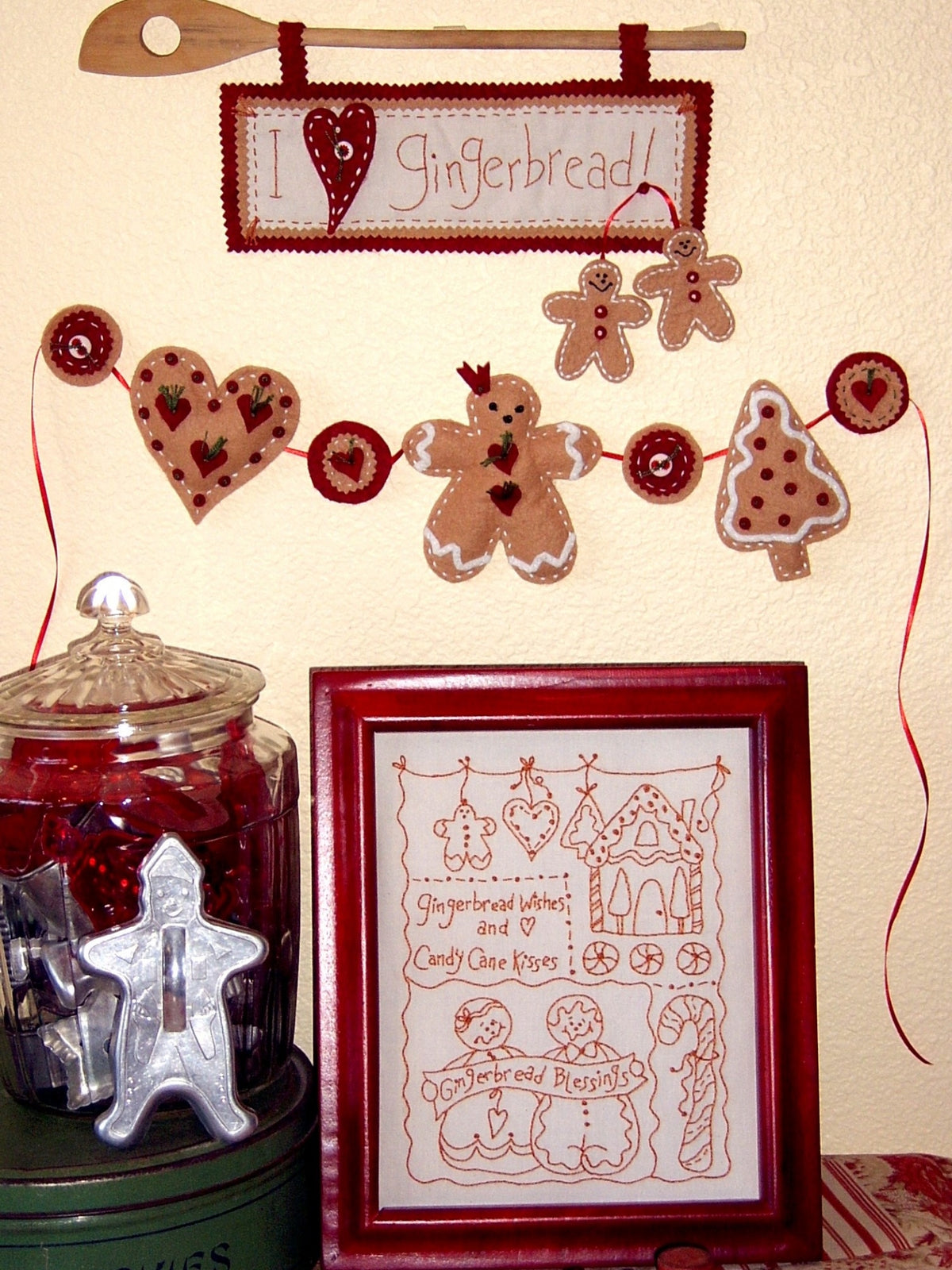 Gingerbread Blessing - Hand Embroidery Pattern - Download – Bird Brain ...