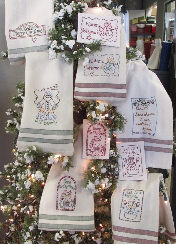 Holiday Season Tea Towels - BBD No-Trace