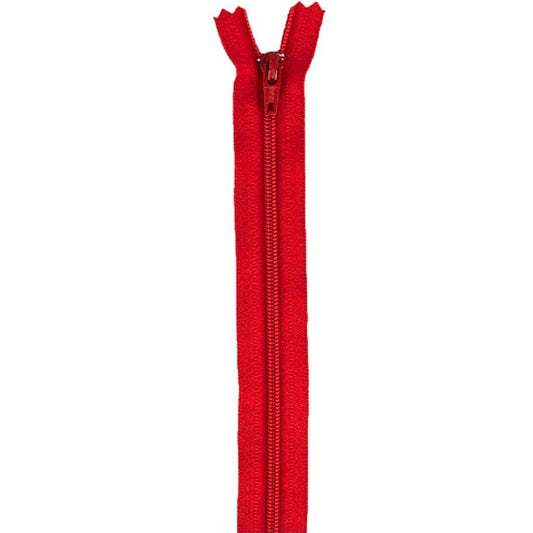 14" Red Zipper