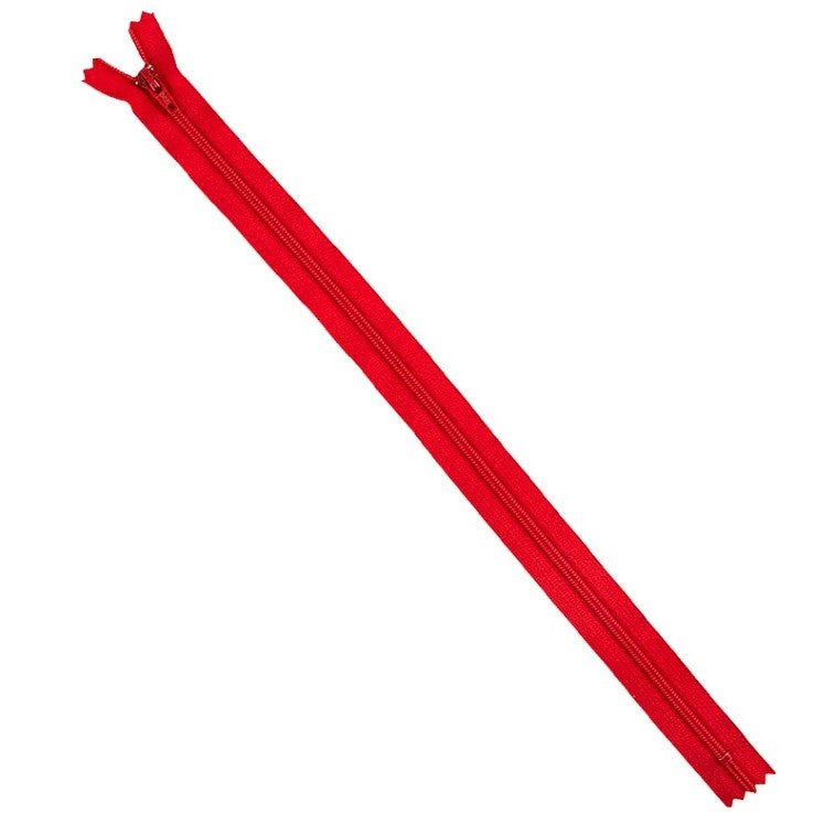 14" Red Zipper