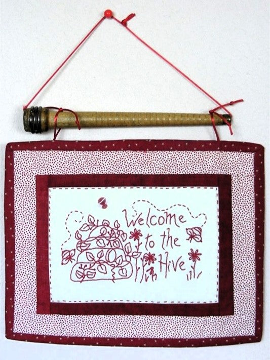 Welcome to the Hive - Hand Embroidery Pattern - Download