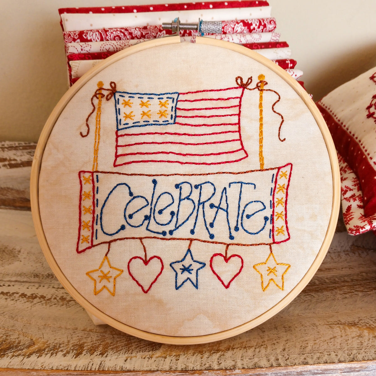 Celebrate - Hand Embroidery Pattern - Download