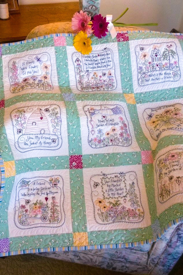 Friendship's Garden Quilt - BBD No-Trace