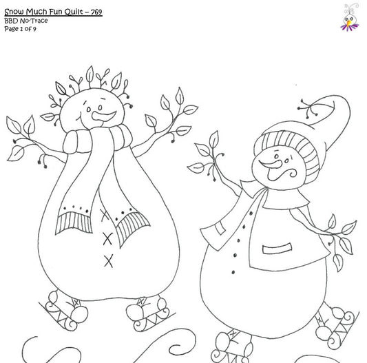 Snow Much Fun Quilt - BBD No-Trace
