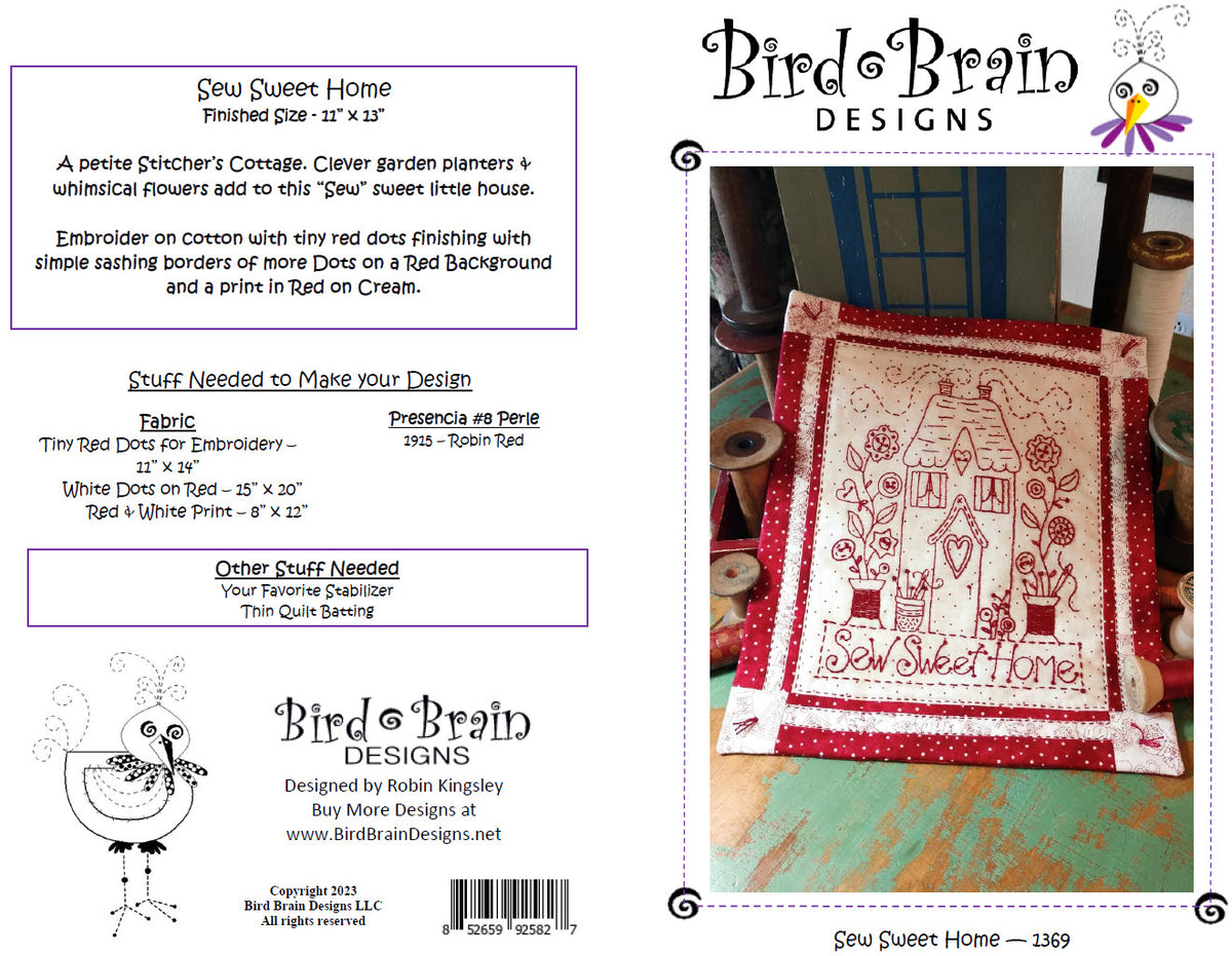 Sew Sweet Home - Embroidery Pattern