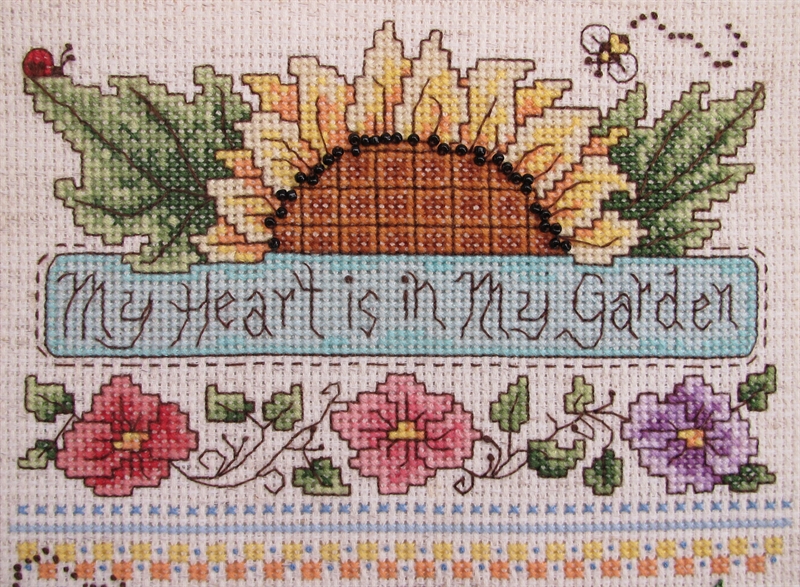 Counted Cross Stitch Garden Borders Combine to Create a Beautiful Sampler.