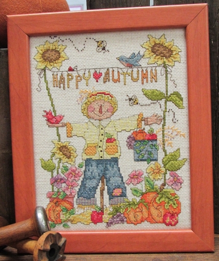 Picture of Happy Autumn Counted Cross Stitch