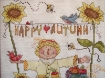 Picture of Happy Autumn Counted Cross Stitch