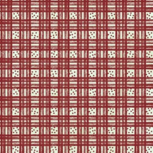 Picture of Dotted Plaid Red