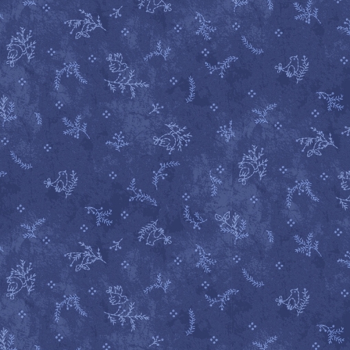 Picture of Snow Happens Sprigs Blue