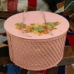 Picture of Pink Princess Round Sewing Basket