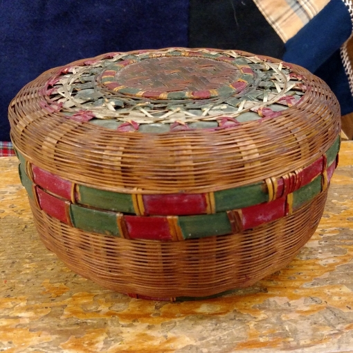 Picture of Painted Chinese Basket