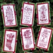 Picture of Long & Tall Holiday Ornaments - Hand Embroidery Pattern - Shipped