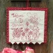 Picture of Spring Garden RedWork - Machine Embroidery Pattern - Shipped