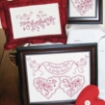 Picture of Loving Hearts RedWork - Hand Embroidery Pattern - Shipped