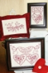 Picture of Loving Hearts RedWork - Hand Embroidery Pattern - Shipped