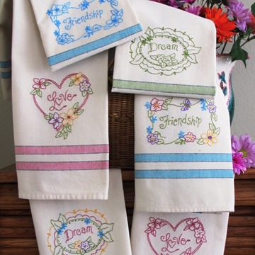 Tea Towel Embroidery Designs And Patterns