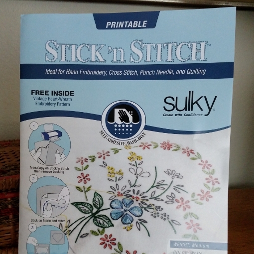 Exquisite Print N Stitch Hand Embroidery Wash Away Paper - 25 Sheet Pack