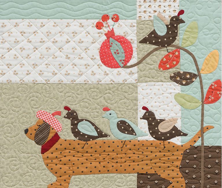 101-maple-street-a-fanciful-quilt-of-woodland-wonders-by-anne-sutton-of-bunny-hill-designs