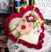 Lacey Heart Pin Cushion Sachet Pattern