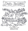 Simple Blessings - Machine Embroidery Pattern
