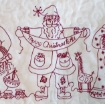 Santa Portrait Trio - Machine Embroidery Pattern