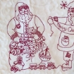 Santa Portrait Trio - Machine Embroidery Pattern