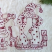 Santa Portrait Trio - Machine Embroidery Pattern