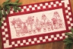 Santa Quartet! Table Runner - Machine Embroidery Pattern