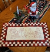 Santa Quartet! Table Runner - Machine Embroidery Pattern