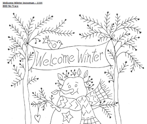 Welcome Winter - BBD No-Trace