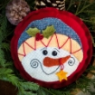 Santa & Snowman Pin Cushion - Wool Applique Pattern