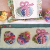 Picture of Eggs on Parade Table Runner - Wool Applique Kit