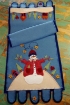 Snowman Village Wool Applique Table Runner Pattern