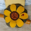 Picture of Sunflower Pin Cushion - Wool Applique Complete Kit