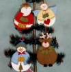 Picture of Roly-Poly Christmas Ornaments - Wool Applique Complete Kit