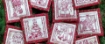 Picture of Classic Red & White Ornaments - Hand Embroidery Complete Kit