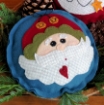 Picture of Santa & Snowman Pin Cushion - Wool Applique Kit