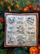 Picture of Halloween Motifs Sampler Pillow - Hand Embroidery Complete Kit