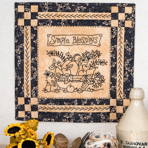 Picture of Simple Blessings - Hand Embroidery Complete Kit